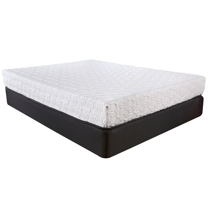 8 Inch Luxury Plush Gel Infused Memory Foam And Hd Support Foam Smooth Top Mattress