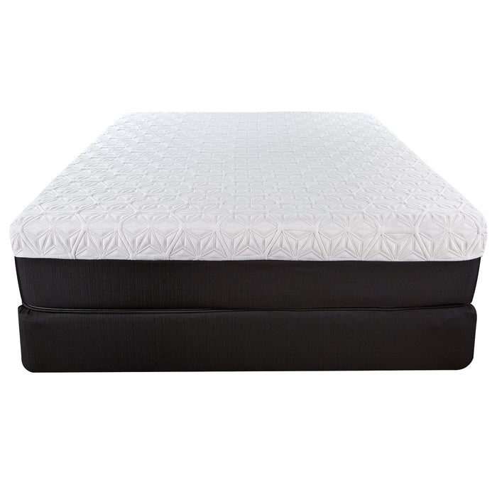 11.5" Lux Copper Infused Gel Memory Foam And High Density Foam Mattress Twin