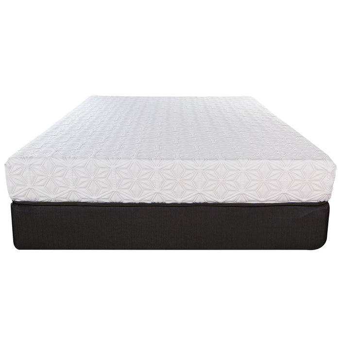 8 Inch Luxury Plush Gel Infused Memory Foam And Hd Support Foam Smooth Top Mattress