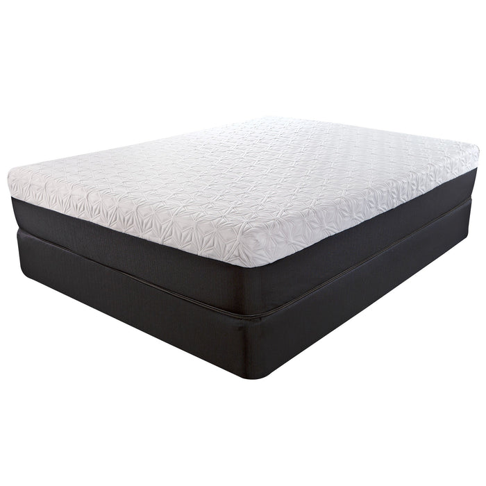 11.5" Lux Copper Infused Gel Memory Foam And High Density Foam Mattress Twin