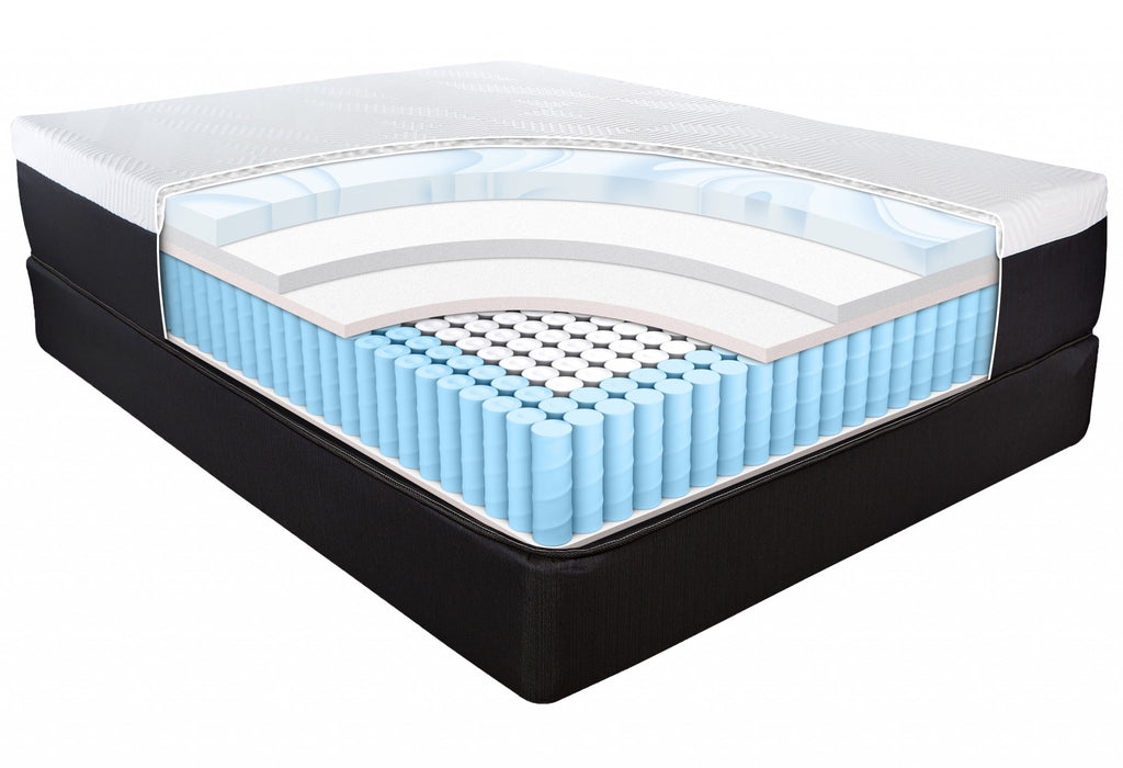 13" Hybrid Lux Memory Foam And Wrapped Coil Mattress Twin