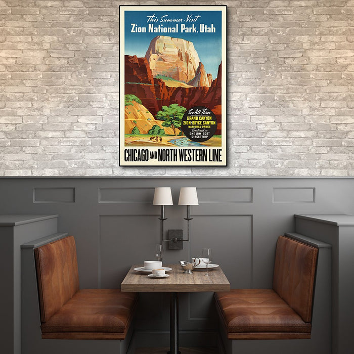 Zion National Utah Unframed Print Wall Art