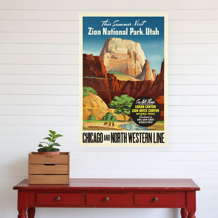 Zion National Utah Unframed Print Wall Art