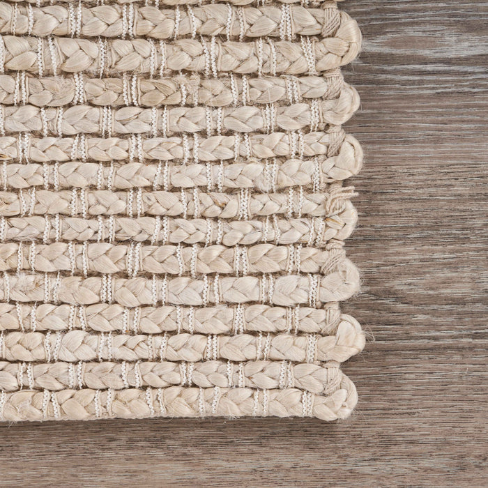 8' X 10' Natural Bleached Contemporary Area Rug