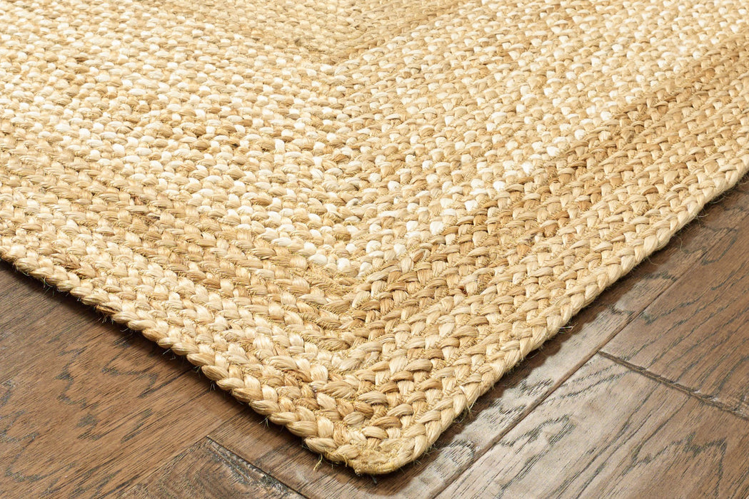 4' X 6' Classic Tan Bordered Area Rug