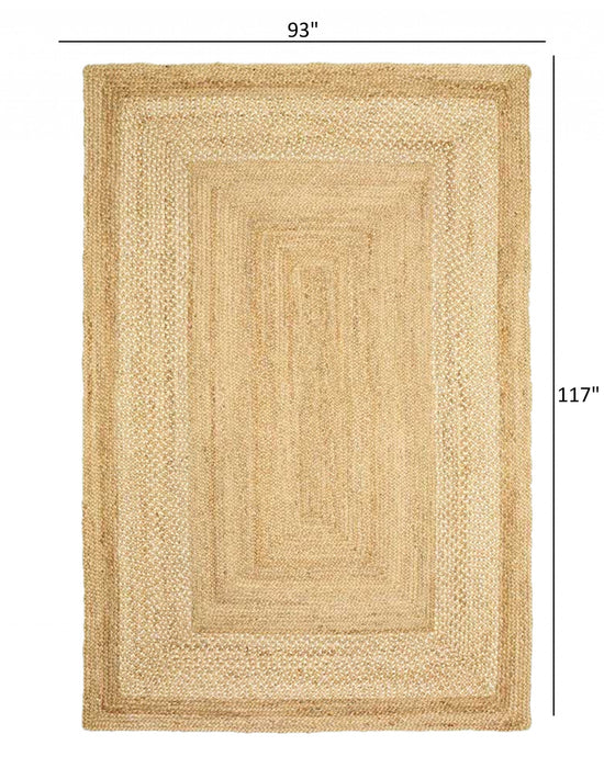 4' X 6' Classic Tan Bordered Area Rug