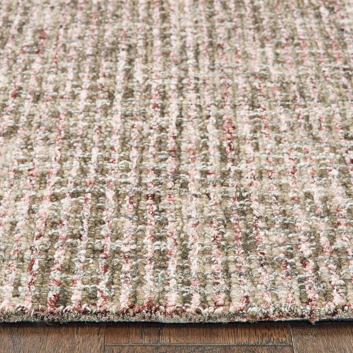 5' X 8' Gray Wool Handmade Area Rug