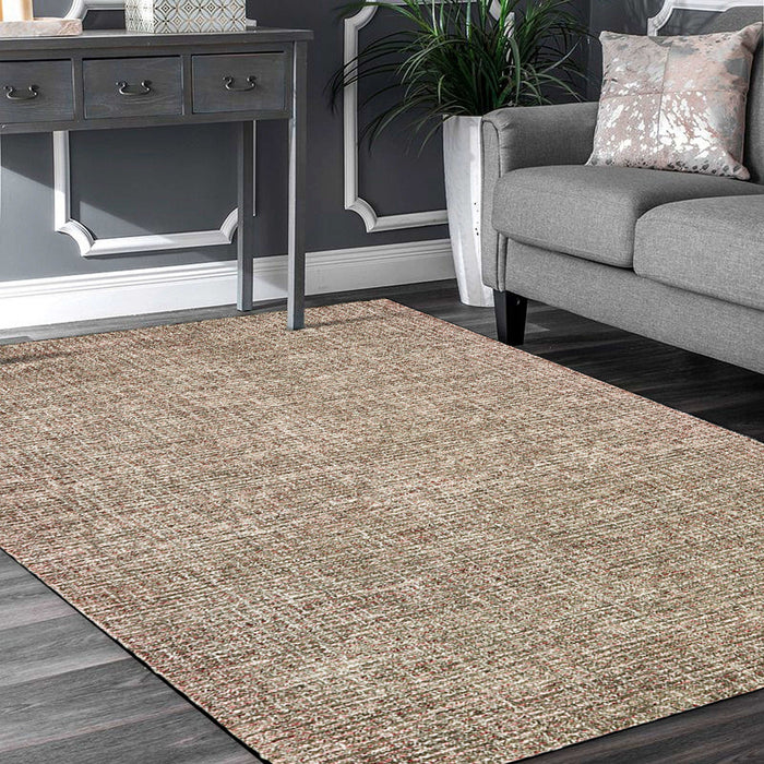 5' X 8' Gray Wool Handmade Area Rug