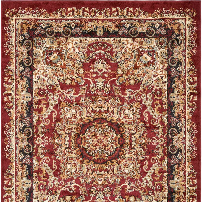 5' X 7' Red Royal Medallion Area Rug