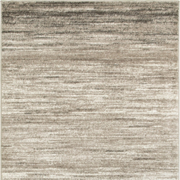 5' X 7' Beige Abstract Striations Area Rug