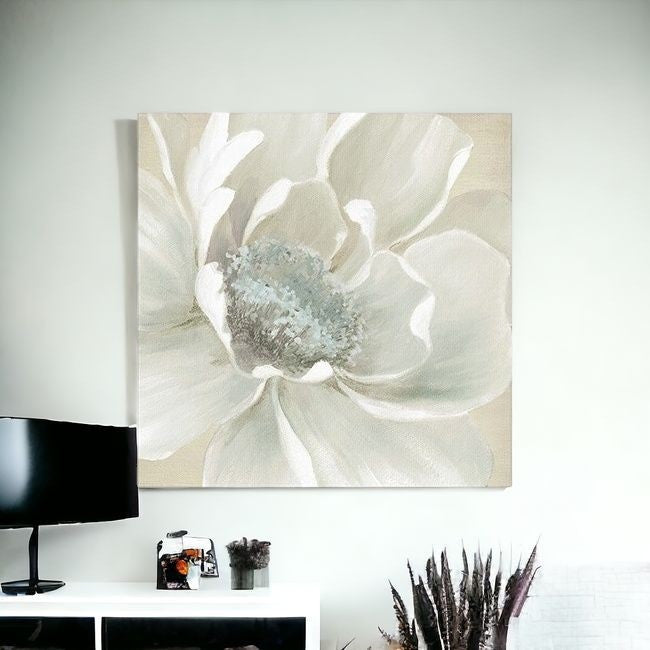 Soft Winter Flower Unframed Print Wall Art