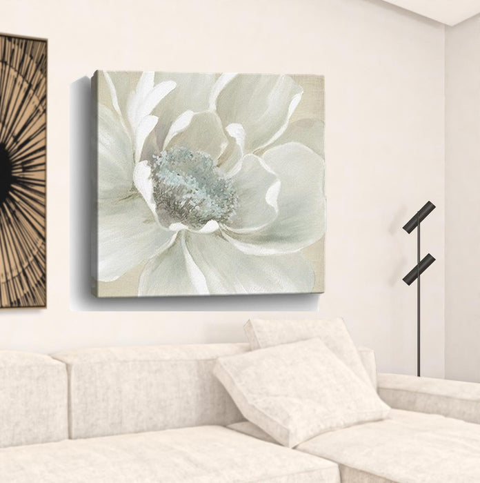 Soft Winter Flower Unframed Print Wall Art