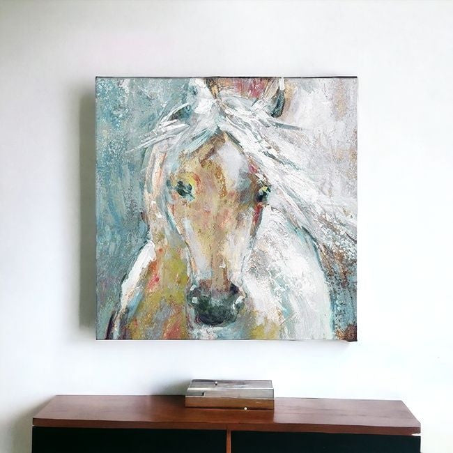 Whimsical Horse Unframed Print Wall Art