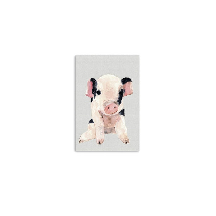 Cute Pink Piglet Unframed Print Wall Art