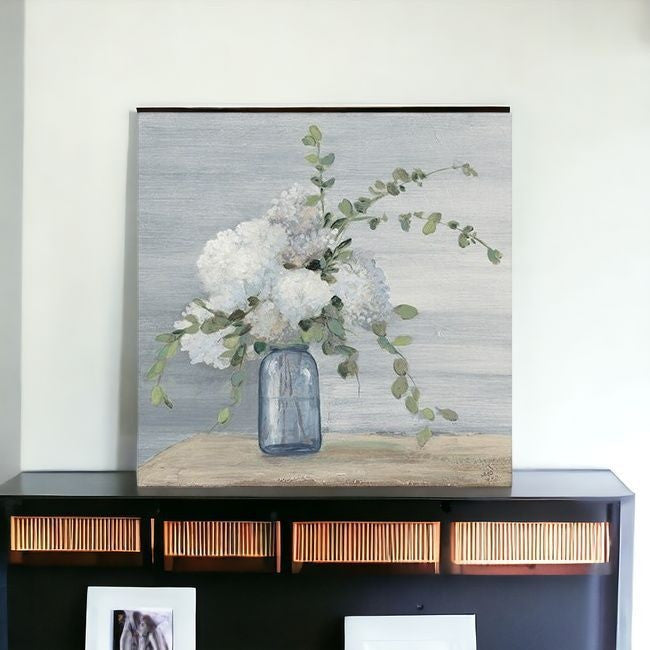 Sweet And Serene Flower Bouquet Unframed Print Wall Art