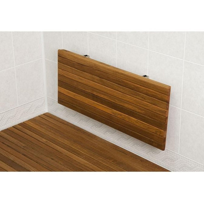 24" Premium Wall Mount Teak Shower Bench