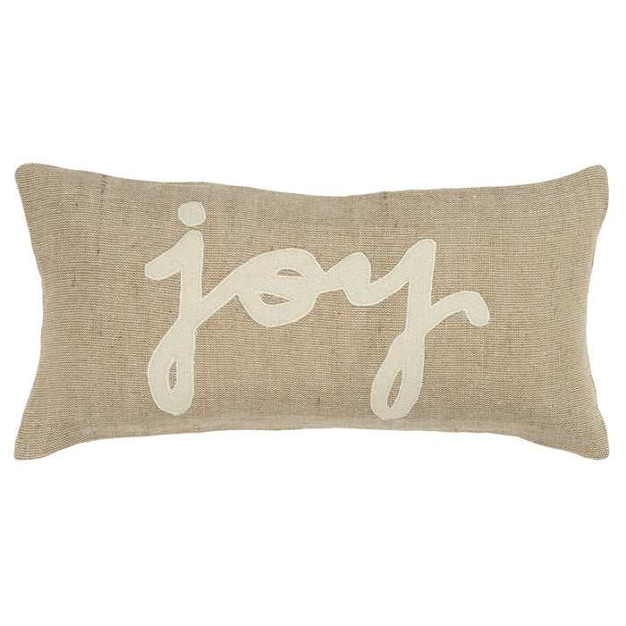 11" X 21" Natural Cotton Throw Pillow