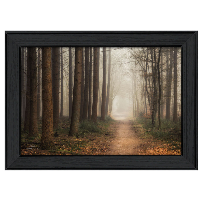 Quiet Black Framed Print Wall Art