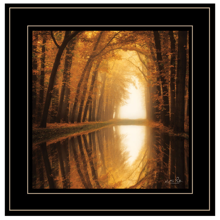 Lochem Reflections 2 Black Framed Print Wall Art