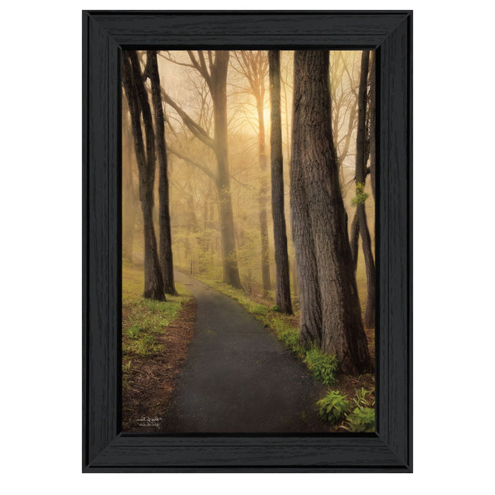 After The Rain Black Framed Print Wall Art