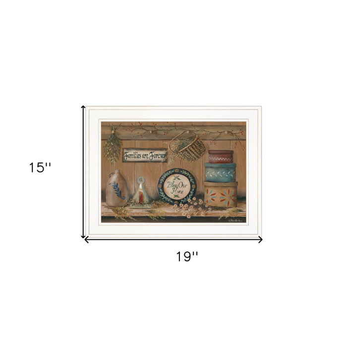 Treasures on the Shelf II 2 White Framed Print Wall Art