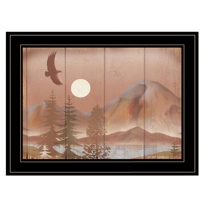 Full Moon I 2 Black Framed Print Wall Art