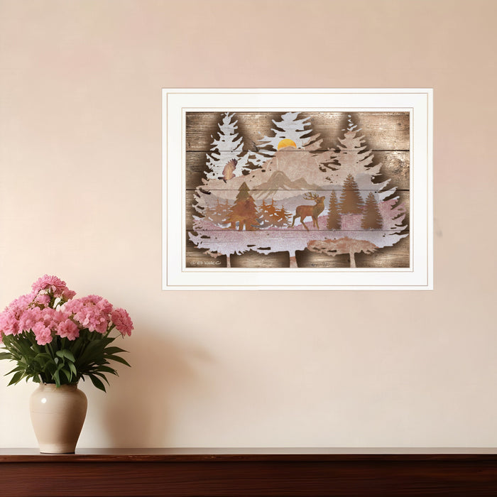 Great Outdoors I 2 White Framed Print Wall Art