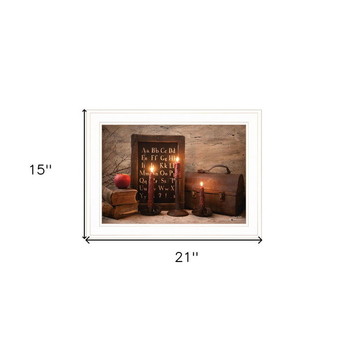 School Nights 2 White Framed Print Wall Art