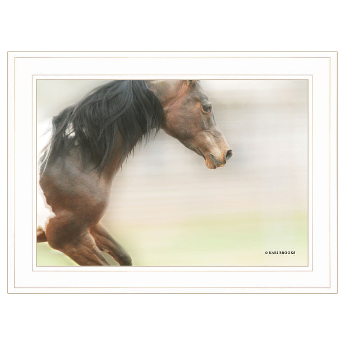 Leap of Faith 2 White Framed Print Wall Art