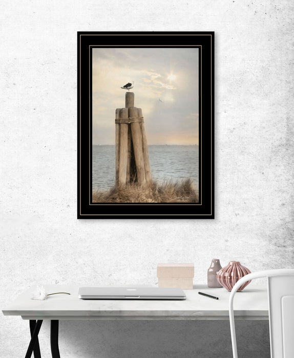 Birds Eye View 3 Black Framed Print Wall Art