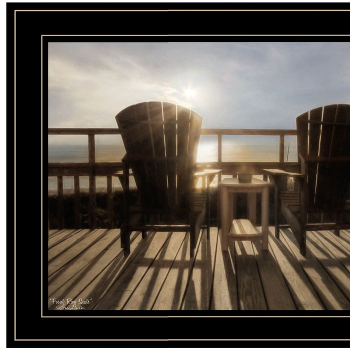 Front Row Seats 1 Black Framed Print Wall Art