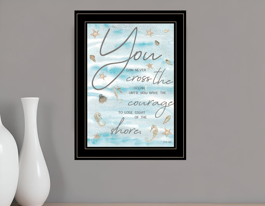 You Can Never 3 Black Framed Print Wall Art