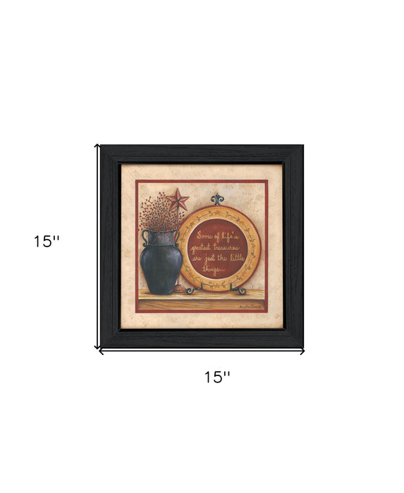 Greatest Treasures 4 Black Framed Print Wall Art