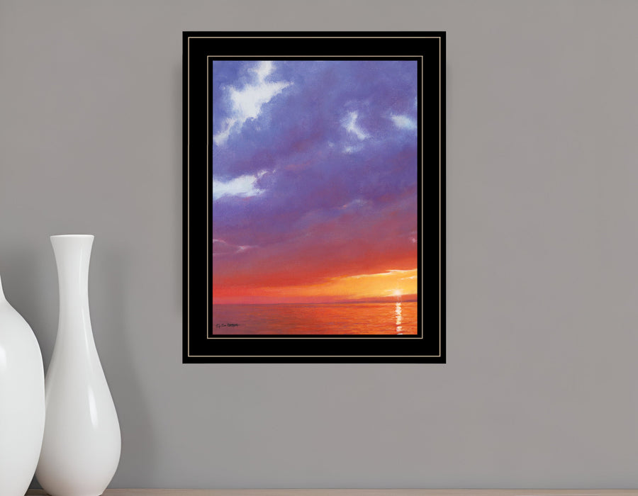 Certain Glow 1 White Framed Print Wall Art