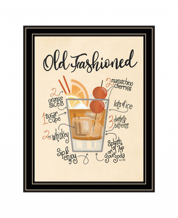 Old Fashioned 1 Black Framed Print Wall Art