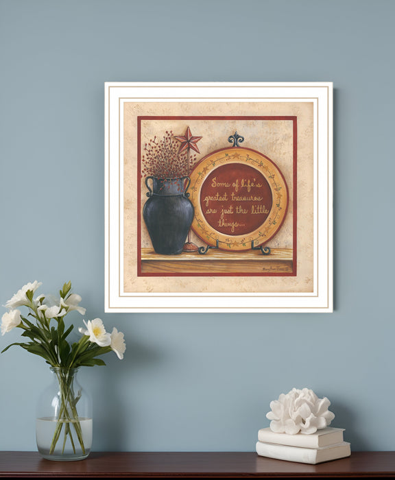 Greatest Treasures 3 White Framed Print Wall Art