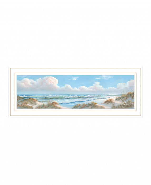 Seascape I 3 White Framed Print Wall Art