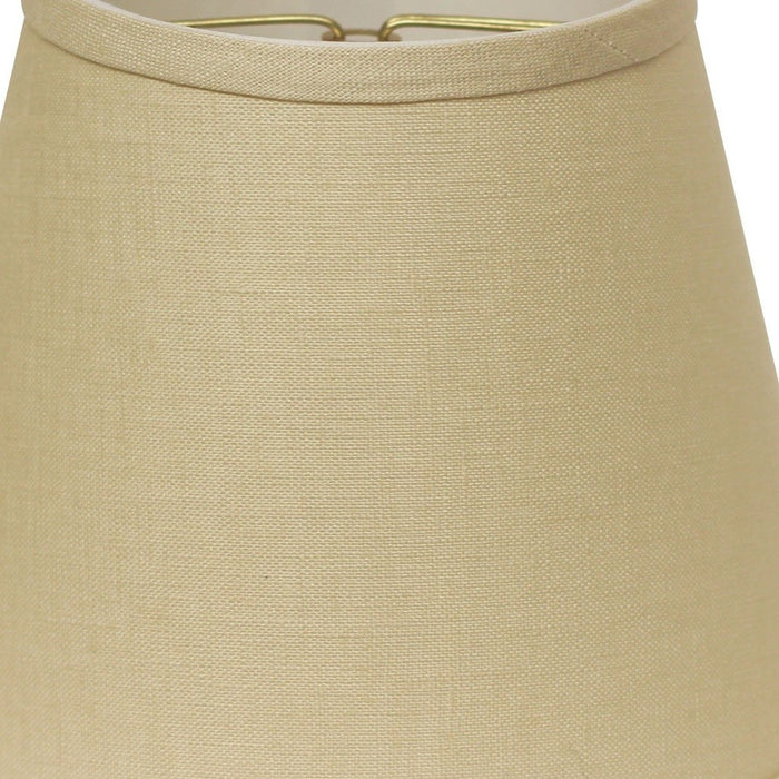 10" Parchment Biege Hardback Empire Linen Lampshade