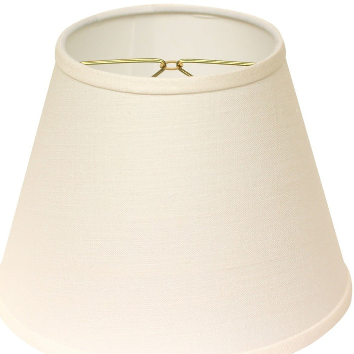 10" Parchment Biege Hardback Empire Linen Lampshade