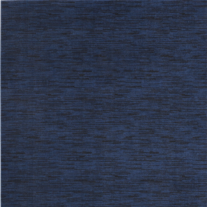 10' X 14' Midnight Blue Stain Resistant Indoor Outdoor Area Rug