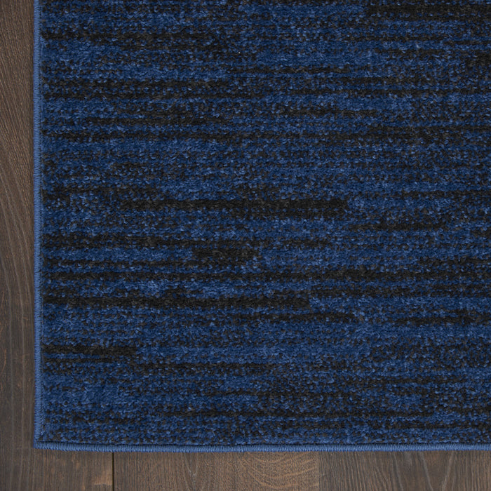 10' X 14' Midnight Blue Stain Resistant Indoor Outdoor Area Rug