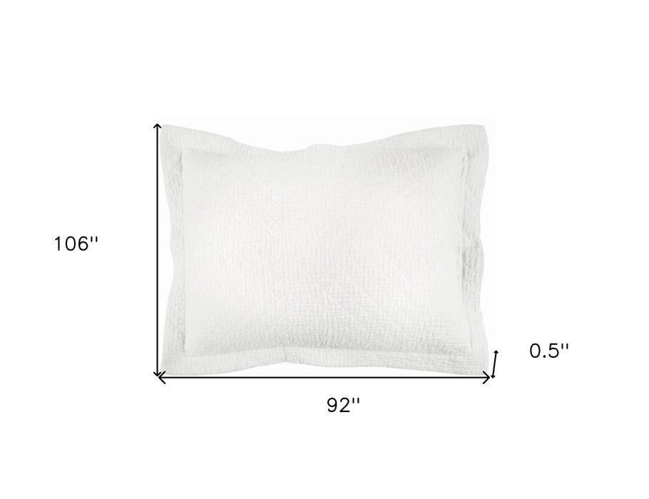 White King 100% Cotton 300 Thread Count Washable Down Alternative Comforter