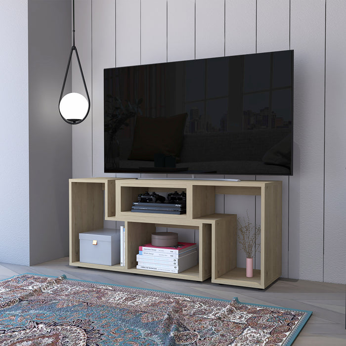 63" Open Shelving TV Stand