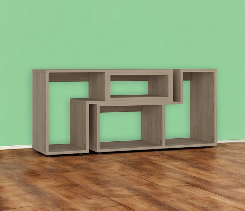 63" Open Shelving TV Stand