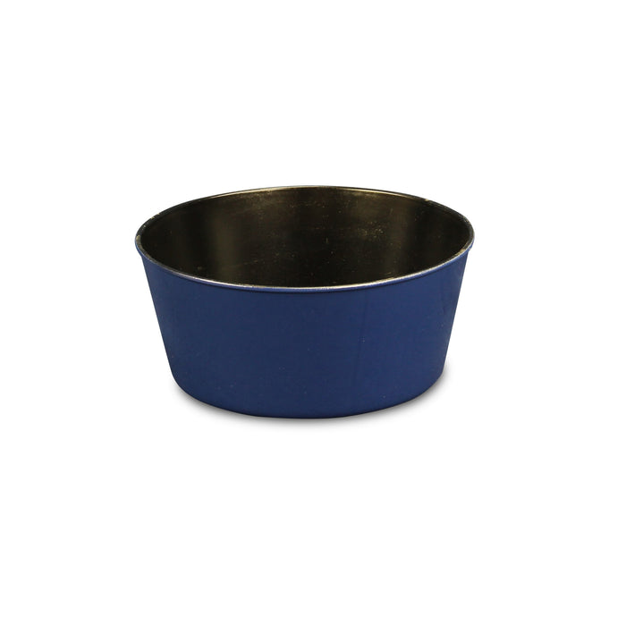 10" Navy Blue Recycled Plastic Indoor Outdoor Round Pot Planter