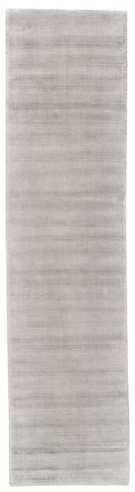 5' X 8' Gray And Black Hand Woven Area Rug