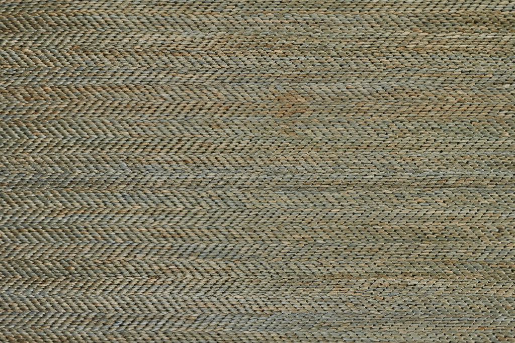 5' X 8' Tan And Gray Hand Woven Area Rug