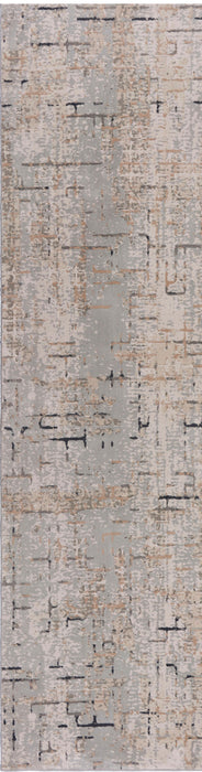 10' X 14' Cream Abstract Area Rug