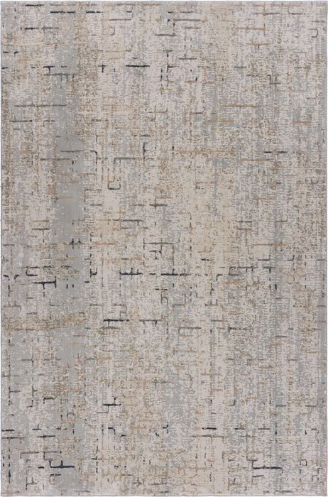 10' X 14' Cream Abstract Area Rug