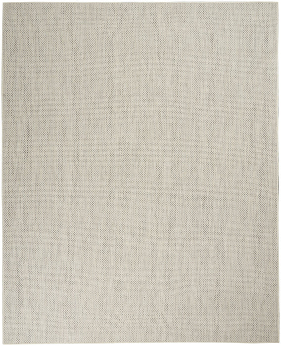 10' X 14' Cream Geometric Power Loom Area Rug